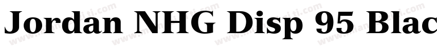 Jordan NHG Disp 95 Black字体转换